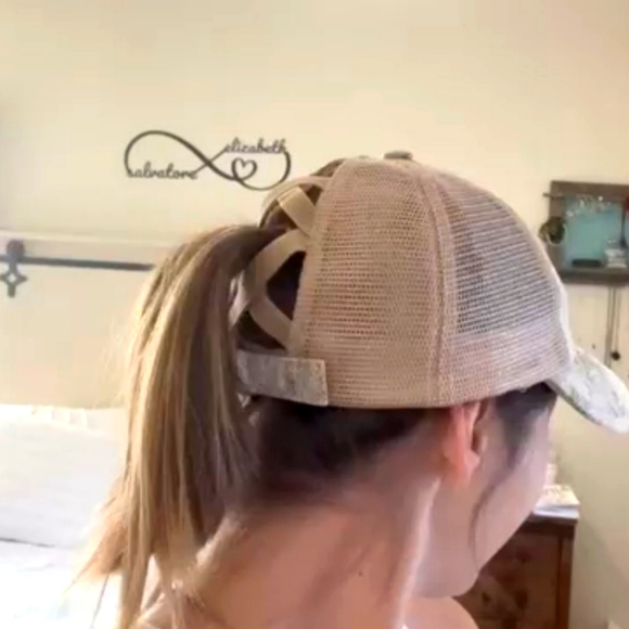 Ponycap Baseball Cap Mit Pferdeschwanz Loch - Verstellbare Trucker Mütze Glitter Mesh